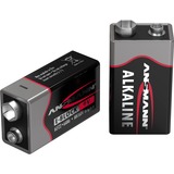 Ansmann 9V E-Block Alcalino, Batería Alcalino, 9 V, 1 pieza(s), 17,5 mm, 26,5 mm, 48,5 mm