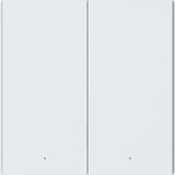 Aqara Interruptor de pared inteligente H1 - dos interruptores basculantes con conductor neutro, Botón blanco