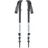 Black Diamond Trail bastón de trekking Mujeres Telescópico, Aparato para fitness celeste/Negro, Mujeres, Telescópico, Caucho, Carburo, 480 g, 62 cm