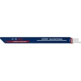Bosch 2 608 900 387 hoja de sierra de calar, de sierra de marquetería y de sierra recíproca Hoja de sierra de sable Carburo 1 pieza(s) Hoja de sierra de sable, Madera con clavos, Carburo, Azul, 3 mm, 22,5 cm