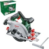 Bosch Circ 18V-53 16 cm Negro, Verde 4300 RPM, Sierra circular verde/Negro, Madera, Negro, Verde, Aluminio, 16 cm, 4300 RPM, 5,3 cm