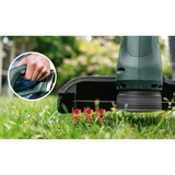 Bosch EasyGrassCut 18V-26 26 cm Batería Negro, Verde, Cortabordes verde/Negro, 2 en 1: desbrozadora y cortabordes, 26 cm, Hilo de nailon, Empuñadura en U, Nylon, 1.6mm x 4m