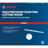 Bosch T 308 BO Hoja de sierra de vaivén Acero de alto carbono (HCS) 25 pieza(s) Hoja de sierra de vaivén, Madera contrachapada, Madera blanda, Madera, Acero de alto carbono (HCS), Acero inoxidable, 2,2 mm, 5 cm