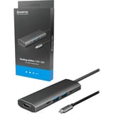 Chieftec DSC-502 estación dock para móvil Gris, Estación de acoplamiento titanio, CB EAC, USB Tipo C, Gris