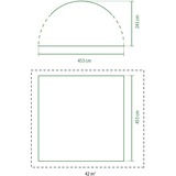 Coleman Event Dome Shelter XL, Pabellón celeste/Gris