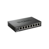 D-Link DGS-108 No administrado L2 Gigabit Ethernet (10/100/1000) Negro, Interruptor/Conmutador negro, No administrado, L2, Gigabit Ethernet (10/100/1000), Bidireccional completo (Full duplex)