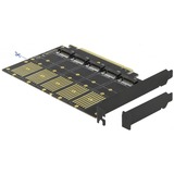 DeLOCK 90435 tarjeta y adaptador de interfaz Interno M.2 PCIe, M.2, PCIe 3.0, 0,5 m, China, Windows 10, Windows 7, Windows 8.1