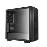 DeepCool CG560 Airflow ARGB Cristal templado lateral, Cajas de torre negro, Midi Tower, PC, Negro, ATX, EATX, micro ATX, Mini-ITX, ABS, SPCC, Vidrio templado, Juego