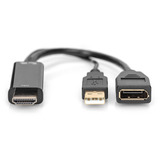 Digitus AK-330101-002-S, Adaptador negro