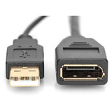 Digitus AK-330101-002-S, Adaptador negro