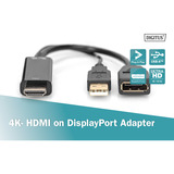 Digitus AK-330101-002-S, Adaptador negro