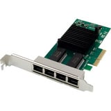 Digitus Ethernet Gigabit de 4 puertos, Adaptador de red 