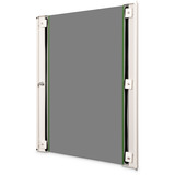 Digitus Puerta frontal de vidrio para carcasa de pared de 19" 16U serie Unique, Panel frontal gris