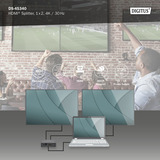 Digitus Splitter HDMI 4K, 1x2 negro