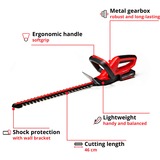 EINHELL GE-CH 1846 Li Kit, Cortasetos rojo/Negro