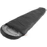 Easy Camp 240201 Starling Mummy Black 8°C, Saco de dormir negro/Gris