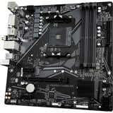 GIGABYTE A520M DS3H AC Placa Base - Procesadores AMD Ryzen Serie 5000, VRM de 5+3 fases, hasta 4733 MHz DDR5 (OC), 1xPCIe 3.0 M.2, LAN GbE, WIFI 5, USB 3.2 Gen 1 VRM de 5+3 fases, hasta 4733 MHz DDR5 (OC), 1xPCIe 3.0 M.2, LAN GbE, WIFI 5, USB 3.2 Gen 1, AMD, Zócalo AM4, AMD Ryzen 3000 Series, AMD Ryzen Threadripper 3000 Series, AMD Ryzen Threadripper PRO 3000 WX-Series, Zócalo AM4, DDR4-SDRAM, 128 GB