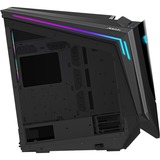 GIGABYTE AORUS C700 GLASS Caja de PC – Torre completa, compatible con hasta E-ATX y radiadores de 420 mm, 5 ventiladores de 120 mm preinstalados, USB 3.1 Tipo-C, RGB Fusion, Caja de torre grande negro, compatible con hasta E-ATX y radiadores de 420 mm, 5 ventiladores de 120 mm preinstalados, USB 3.1 Tipo-C, RGB Fusion, Full Tower, PC, Negro, ATX, EATX, micro ATX, Mini-ITX, Aluminio, Vidrio, Plástico, Acero, Juego