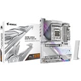 GIGABYTE X870E AORUS MASTER X3D ICE, Placa base plateado/blanco