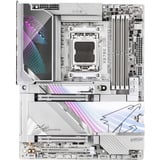 GIGABYTE X870E AORUS MASTER X3D ICE, Placa base plateado/blanco