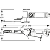 Hazet 9033N-4, Lijadora de banda azul/Negro