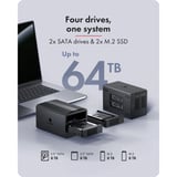 ICY BOX IB-RD3722, Carcasa RAID negro