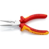 KNIPEX 25 06 160 Side-cutting pliers alicate, Pinza Side-cutting pliers, Acero cromo vanadio, De plástico, Rojo/naranja, 16 cm, 146 g