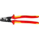 KNIPEX 95 18 225, Alicates de corte rojo/Amarillo