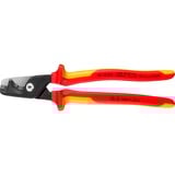 KNIPEX Tijeras para cables StepCut XL 95 18 225 VDE, Alicates de corte rojo/Amarillo