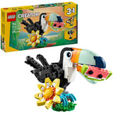 LEGO Creator Fauna Salvaje: Tucán Tropical, Juegos de construcción Juego de construcción, 7 año(s), Plástico, 225 pieza(s), 323 g