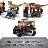 LEGO Jurassic World 76951 Transporte del Pyrorraptor y el Dilofosaurio de Juguete, Juegos de construcción Juego de construcción, 7 año(s), Plástico, 254 pieza(s), 438 g