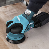 Makita Lijadora excéntrica inalámbrica BO001CGZ XGT, 40 voltios, Lijadora orbital azul/Negro