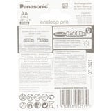 Panasonic eneloop pro Batería recargable AA Batería recargable, AA, 4 pieza(s), 2500 mAh, Negro