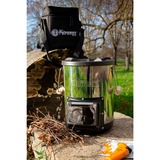 Petromax RF33 hornillo de camping Hornillo de combustible sólido, Fogata plateado/Negro, Hornillo de combustible sólido, 1 zona(s), 6,5 kg