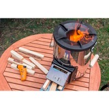 Petromax RF33 hornillo de camping Hornillo de combustible sólido, Fogata plateado/Negro, Hornillo de combustible sólido, 1 zona(s), 6,5 kg