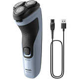 Philips Shaver 3000X Series, Máquina de afeitar celeste/Negro