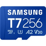 Samsung T7 microSDXC 256 GB, Tarjeta de memoria azul