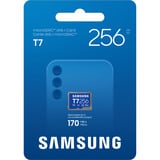 Samsung T7 microSDXC 256 GB, Tarjeta de memoria azul