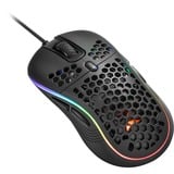 Sharkoon Light² S ratón Ambidextro USB tipo A Óptico 6200 DPI, Ratones para gaming negro, Ambidextro, Óptico, USB tipo A, 6200 DPI, Negro