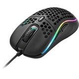 Sharkoon Light² S ratón Ambidextro USB tipo A Óptico 6200 DPI, Ratones para gaming negro, Ambidextro, Óptico, USB tipo A, 6200 DPI, Negro