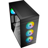 Sharkoon Rebel C50 RGB reacondicionado, Cajas de torre negro