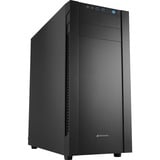 Sharkoon S25-V Midi Tower Negro, Cajas de torre negro, Midi Tower, PC, Negro, ATX, micro ATX, Mini-ITX, Metal, 16,7 cm