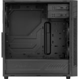 Sharkoon S25-V Midi Tower Negro, Cajas de torre negro, Midi Tower, PC, Negro, ATX, micro ATX, Mini-ITX, Metal, 16,7 cm