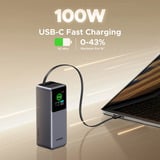 UGREEN PB726 Powerbank de 20.000mAh 165W con cable retráctil, Banco de potencia 