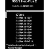 Wera 950/9 Hex-Plus 2, Destornillador 