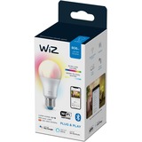 WiZ Bombilla 8 W (Equiv. 60 W) A60 E27, Lámpara LED Bombilla inteligente, Blanco, Wi-Fi/Bluetooth, E27, Multi, 2200 K