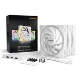 be quiet! Light Wings White 140 mm PWM high-speed Triple Pack, Ventilador blanco