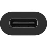 goobay 45401 cambiador de género para cable USB-C Negro, Adaptador negro, USB-C, USB-C, Negro