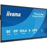 iiyama TE8612MIS-B4AG, Pantalla de gran formato negro (mate)