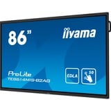 iiyama TE8614MIS-B2AG, Pantalla de gran formato negro (mate)
